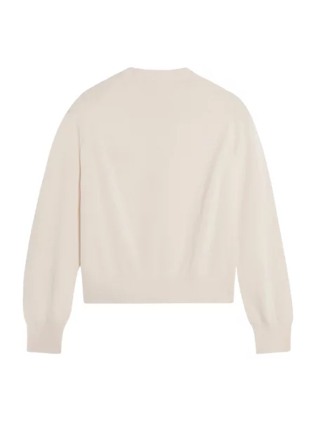 Kardigan Maison Kitsune wełniany beżowy