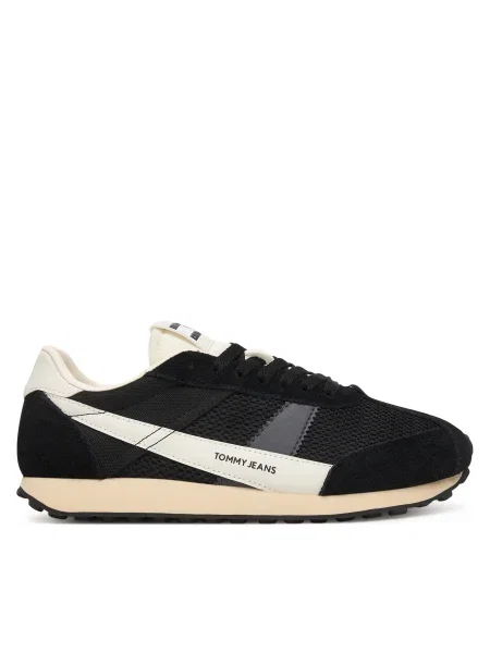 Sportcipők Tommy Jeans Tjw Retro Runner Archive fekete