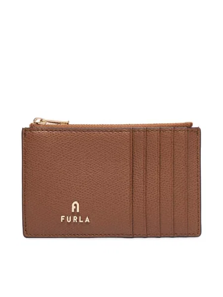 Furla denarnica usnjena Camelia M rdeča