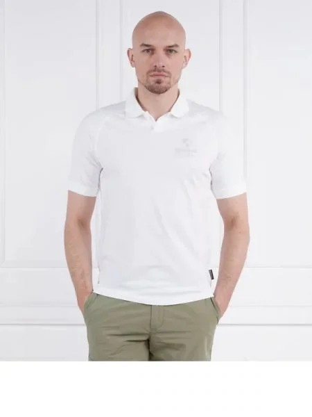 Napapijri Tenisz póló E-SANTIAGO SS BRIGHTWHITE fehér