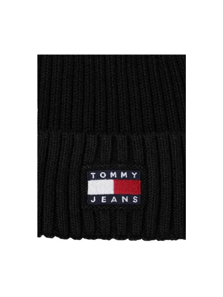 Čiapka Tommy Jeans Heritage Core čierna
