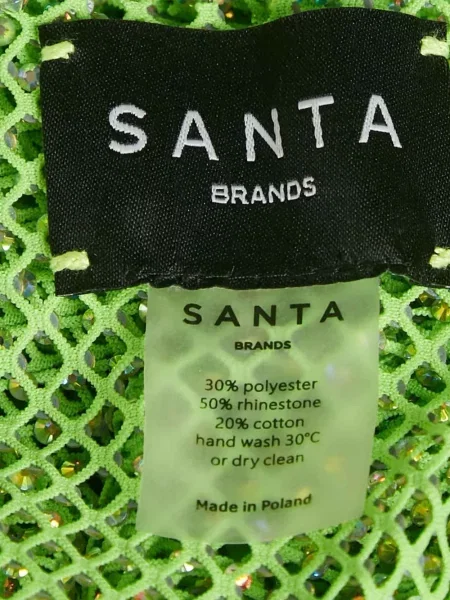Мрежеста костюм рокля Santa Brands зелено