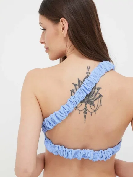 Undress Code biustonosz kąpielowy niebieski miękka miseczka
