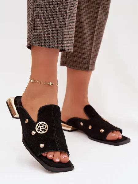 Copati S. Barski iz semiša črna