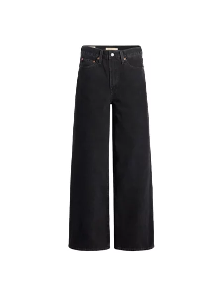 Szerokie jeansy Levi's czarne