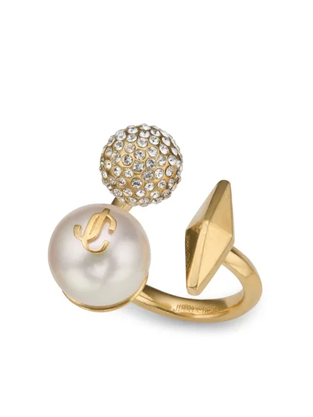 Prsten Jimmy Choo zlatý
