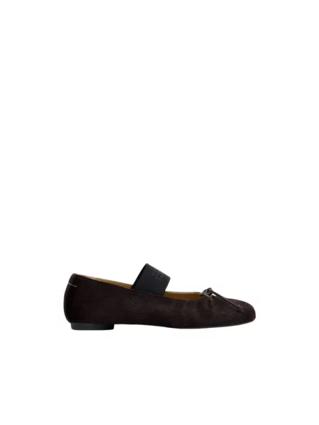 Balerinki Mm6 Maison Margiela brązowe