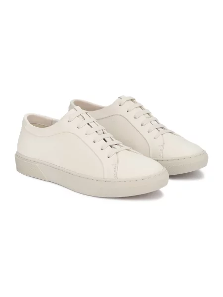 Sneakersy Kazar skórzane beżowe