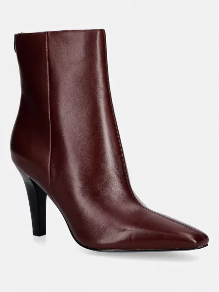 Guess botine cu cui pentru femei din piele RAFFA