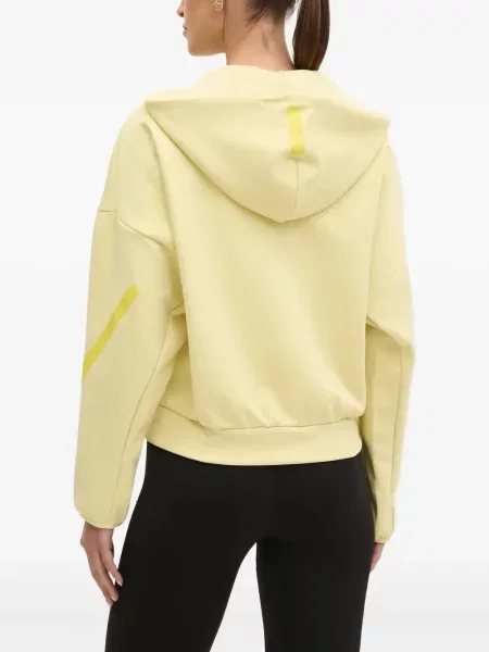 Top Adidas z autografem garniturowy w kwiatki czarny