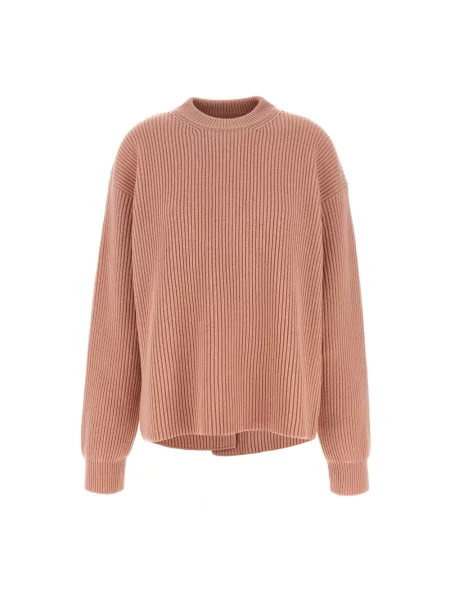 Sweter Jil Sander wełniany różowy