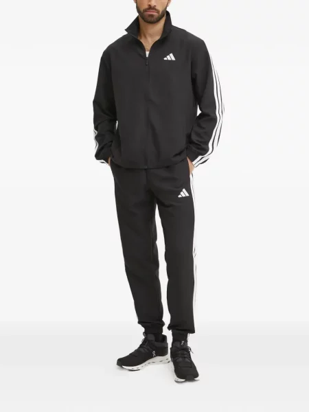 Pantaloni scurți Adidas alergare cu decolteu rotund plasă negru