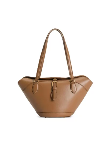 Torebka Dolce And Gabbana skórzana brązowa