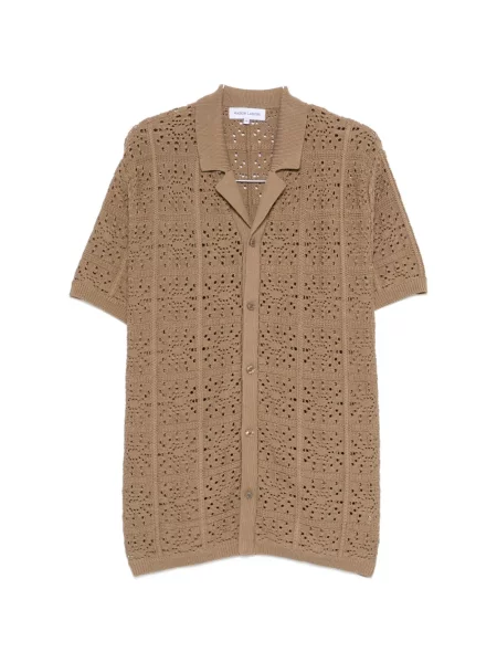 Cămașă Maison Labiche ajurata maro
