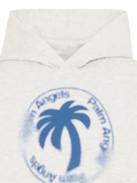 Bluza z kapturem dziecięca Palm Angels szara