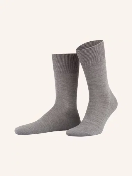 Falke Skarpety Luxury No. 6 grau czarne