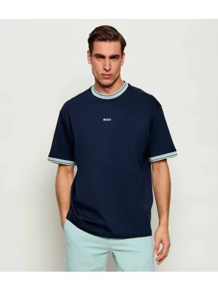 BOSS ORANGE Tricou Te_Blocks | Relaxed fit portocaliu