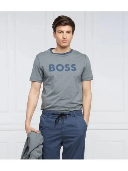 BOSS ORANGE Tricou TeIndi albastru