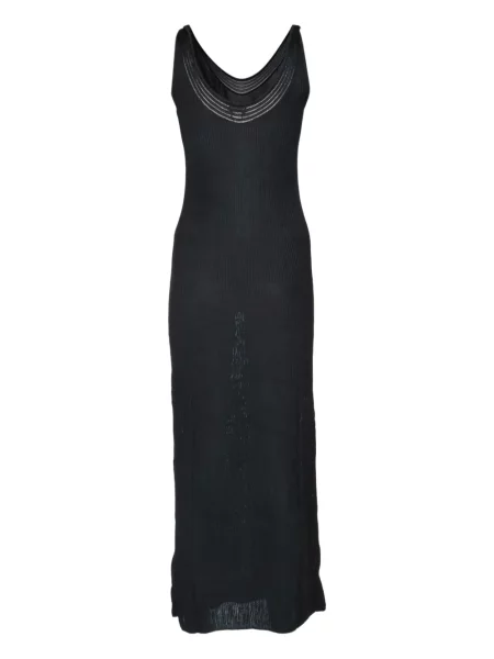 Rochie midi Calvin Klein fără mâneci până la genunchi de costum negru