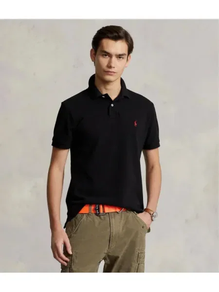POLO RALPH LAUREN Tenisz póló | | pique fekete