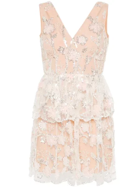 Rochie mini Self-portrait din dantelă de costum