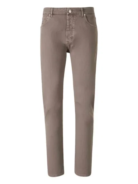 Džíny Brunello Cucinelli hnědé