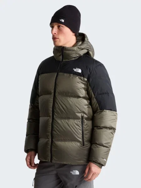 Пуховик The North Face серый