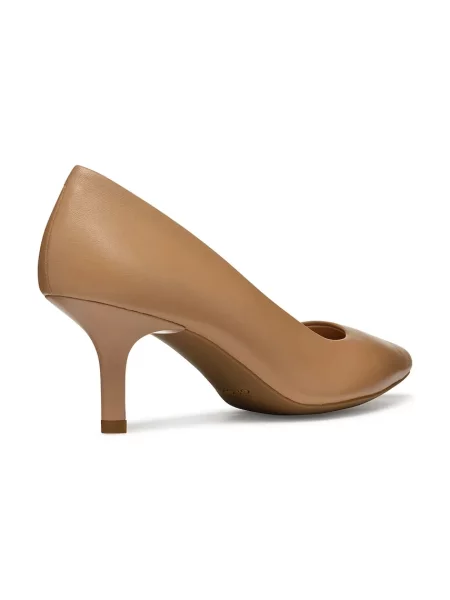 Pantofi cu toc Geox din piele maro