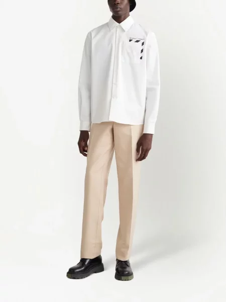 Dryžuota marškiniai Off-white