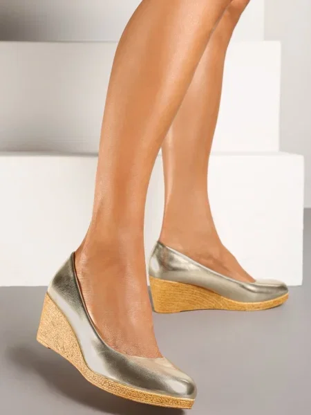 Pantofi casual Delorwen aurii