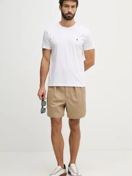 Tricou polo Ralph Lauren alb