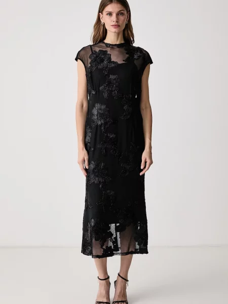 Joseph Ribkoff rochie evazată negru
