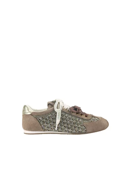 Sneakersy Kurt Geiger skórzane beżowe