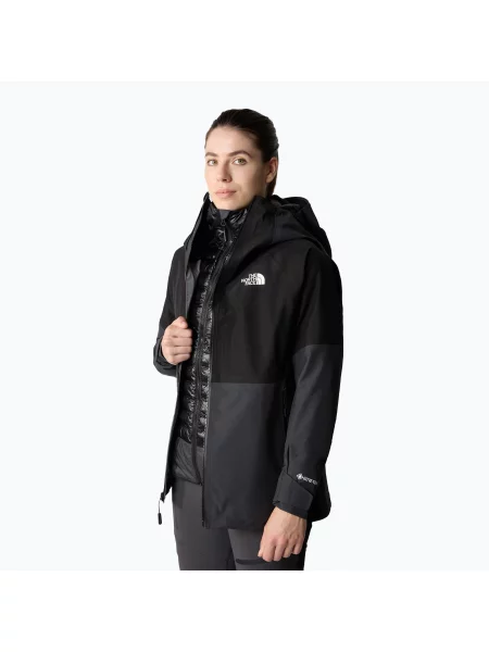 Дъждобран за жени The North Face Jazzi GTX asphalt grey/black черно