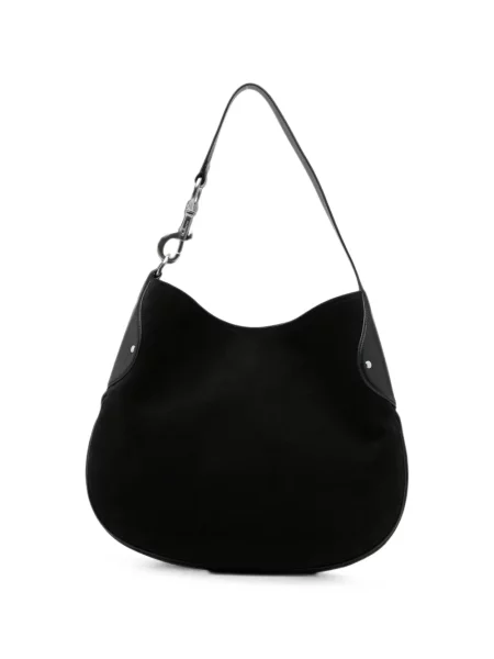 Geantă shopper Mulberry din piele de căprioară negru