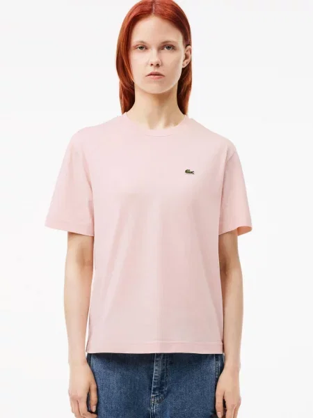 Футболка Lacoste рожева