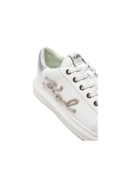 Sneakersy Karl Lagerfeld skórzane białe