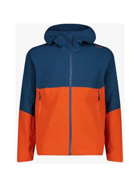 Kurtka CMP Fix Hood Regular granatowy pomarańczowy 54 niebieska