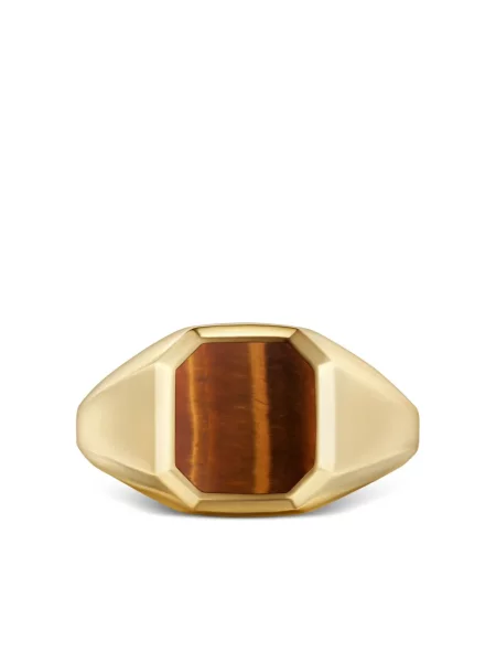 Prsten David Yurman s tygřím vzorem žlutý