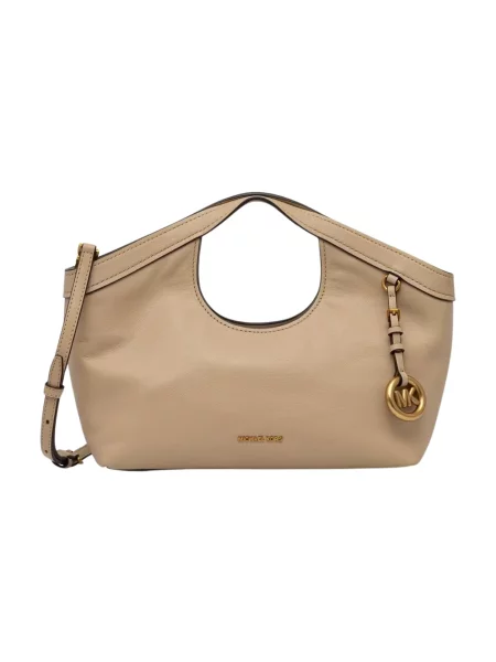 MICHAEL Michael Kors torebka crossbody skórzana Haddie beżowa