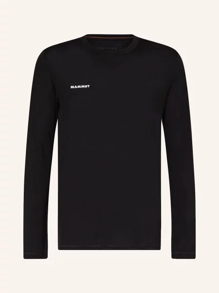 Mammut Koszulka Z Długim Rękawem Tree Wool Fl schwarz czarna