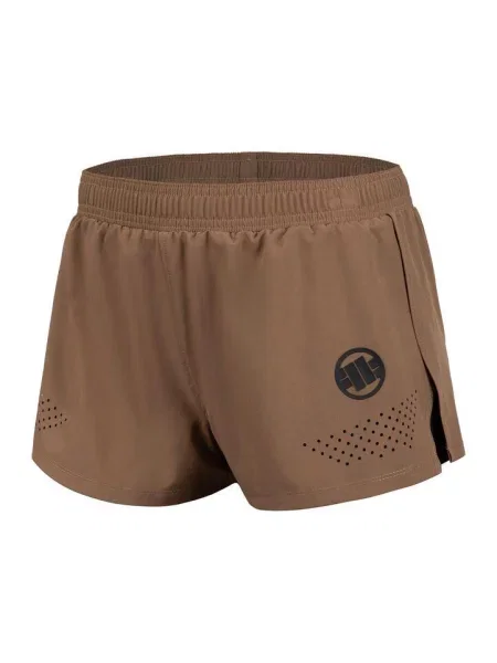 Spodenki męskie Pitbull Sportowe Performance Pro plus Small Logo beżowe