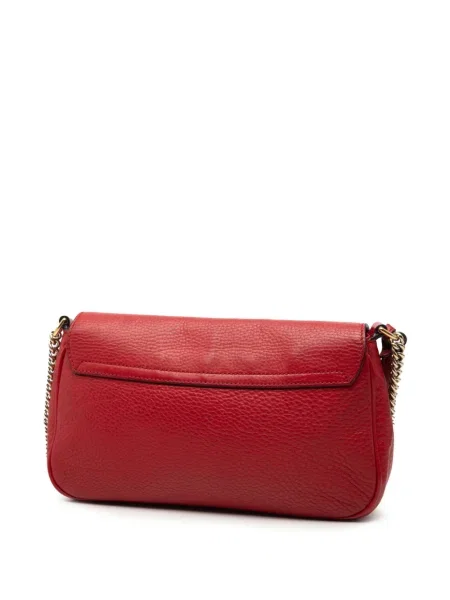 Kožený náhrdelník Gucci Pre-owned červený