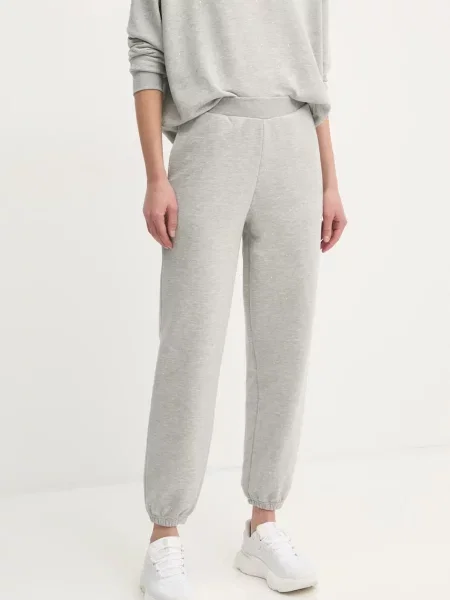 Spodnji del trenirke Guess RHINESTONES siva