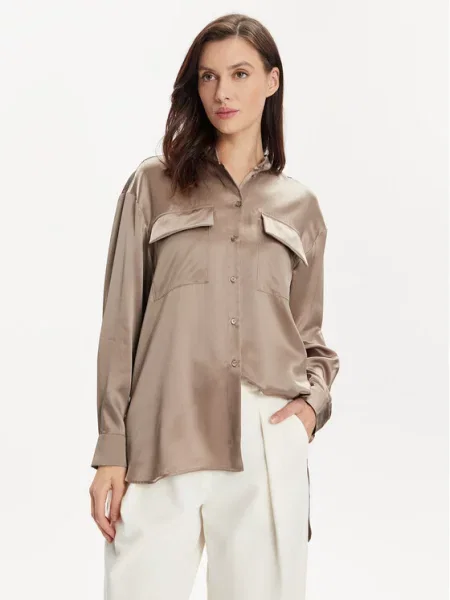 Рубашка Max&co коричневая