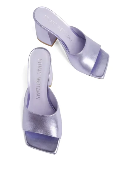 Papuci tip mules Stuart Weitzman violet
