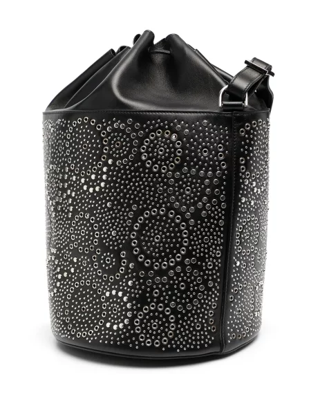Torebka bucket 10 Corso Como z ćwiekami czarna