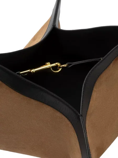 Geantă shopper Yuzefi din piele maro