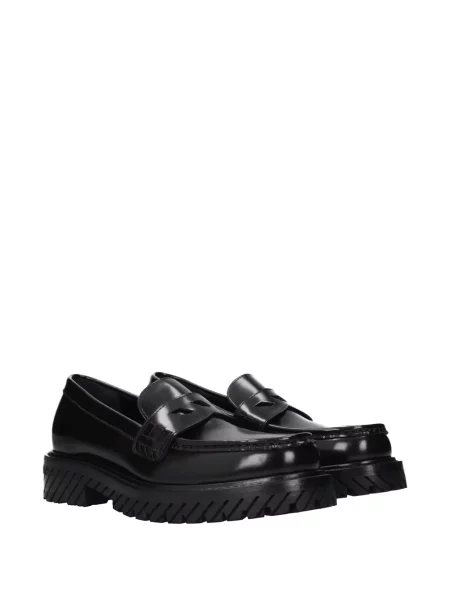 Pantofi loafer Off-white din piele alb