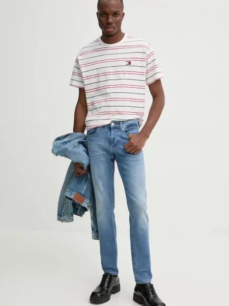 Kavbojke Tommy Jeans modra